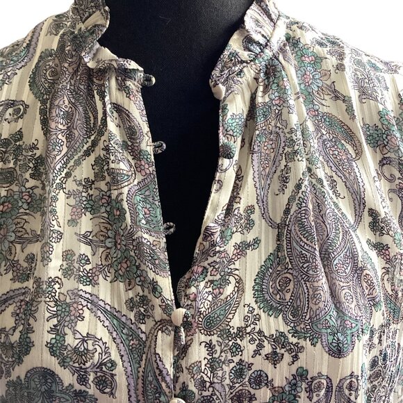 Autres Filles -  Paisley Top - Medium NWT - Picture 5 of 8